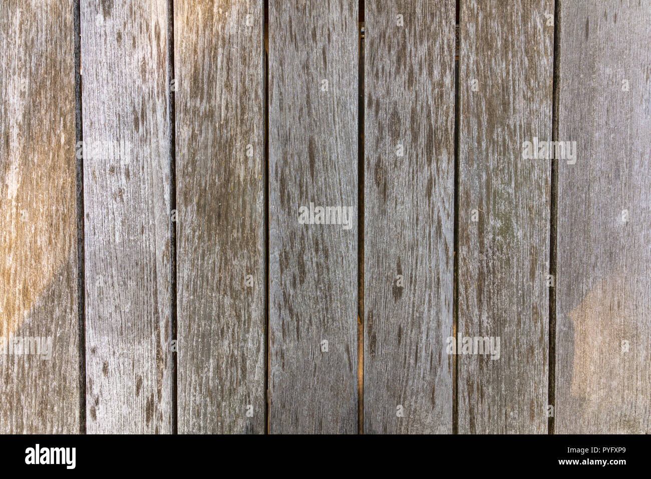 Wooden vertical planks background, texture. Wooden floor or wall Stock Photo