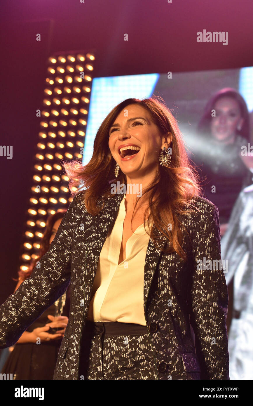 Napoli, Italy. 27th Oct, 2018. Maria Pia Calzone, an italian actress, during on the occasion of 'Tutto Sposi' at the Mostra D'Oltremare in Napoli. Credit: Paola Visone/Pacific Press/Alamy Live News Stock Photo