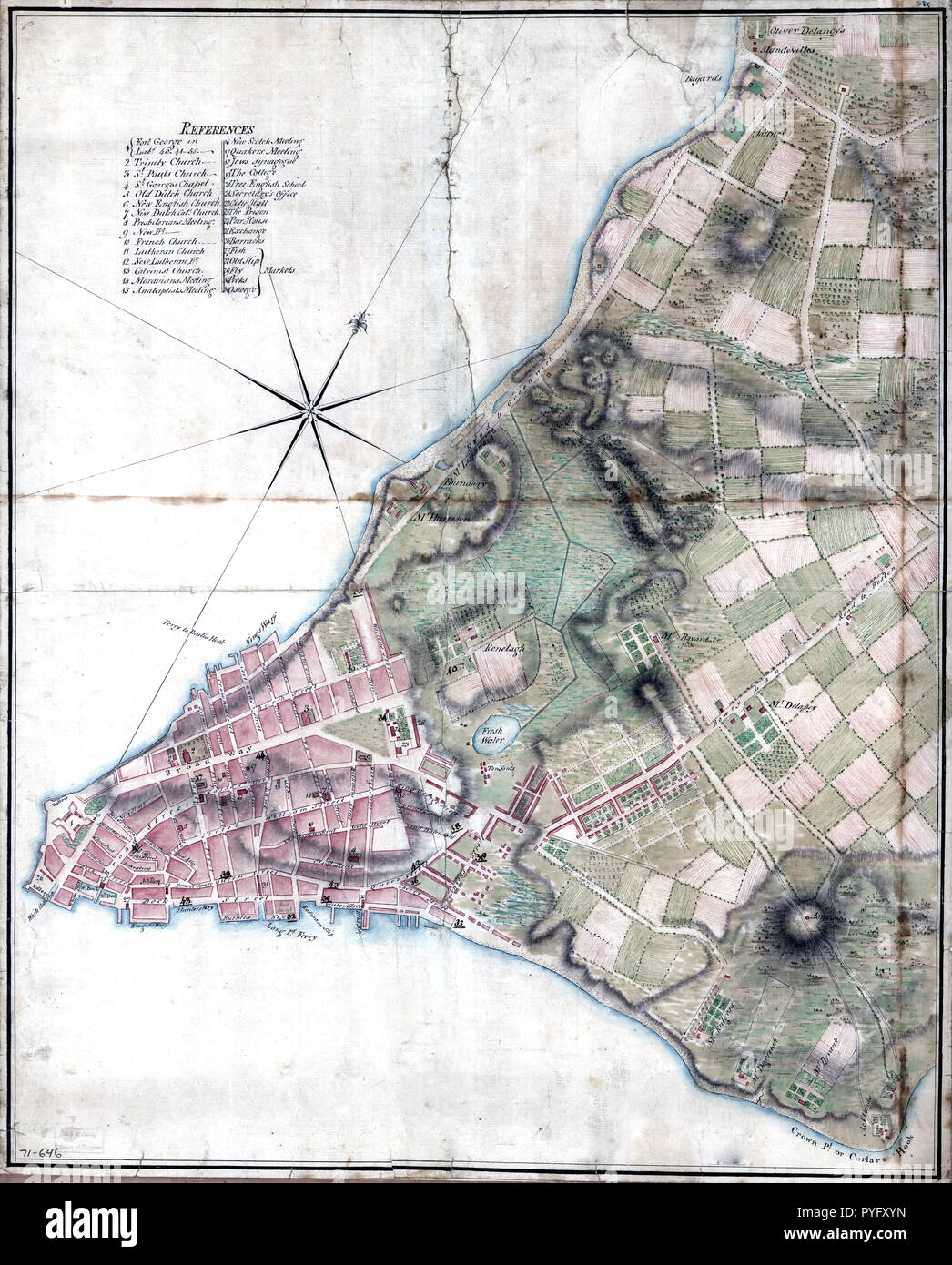 1700s new york city hi-res stock photography and images - Alamy