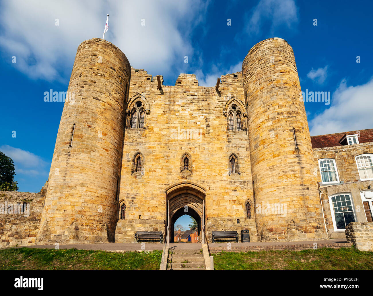 Tonbridge Castle. Stock Photo