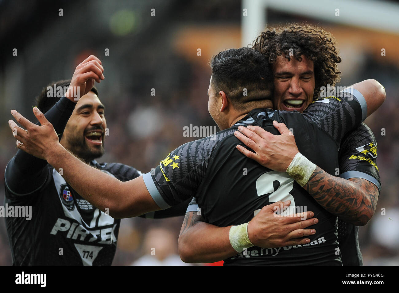 Hull, UK, 27 10 2018. 27 October 2018. KCOM Stadium, Hull, England; {category} {suppcat1}, {suppcat2} vs {suppcat3}; Photo:Dean Williams Credit: Dean Williams/Alamy Live News Stock Photo