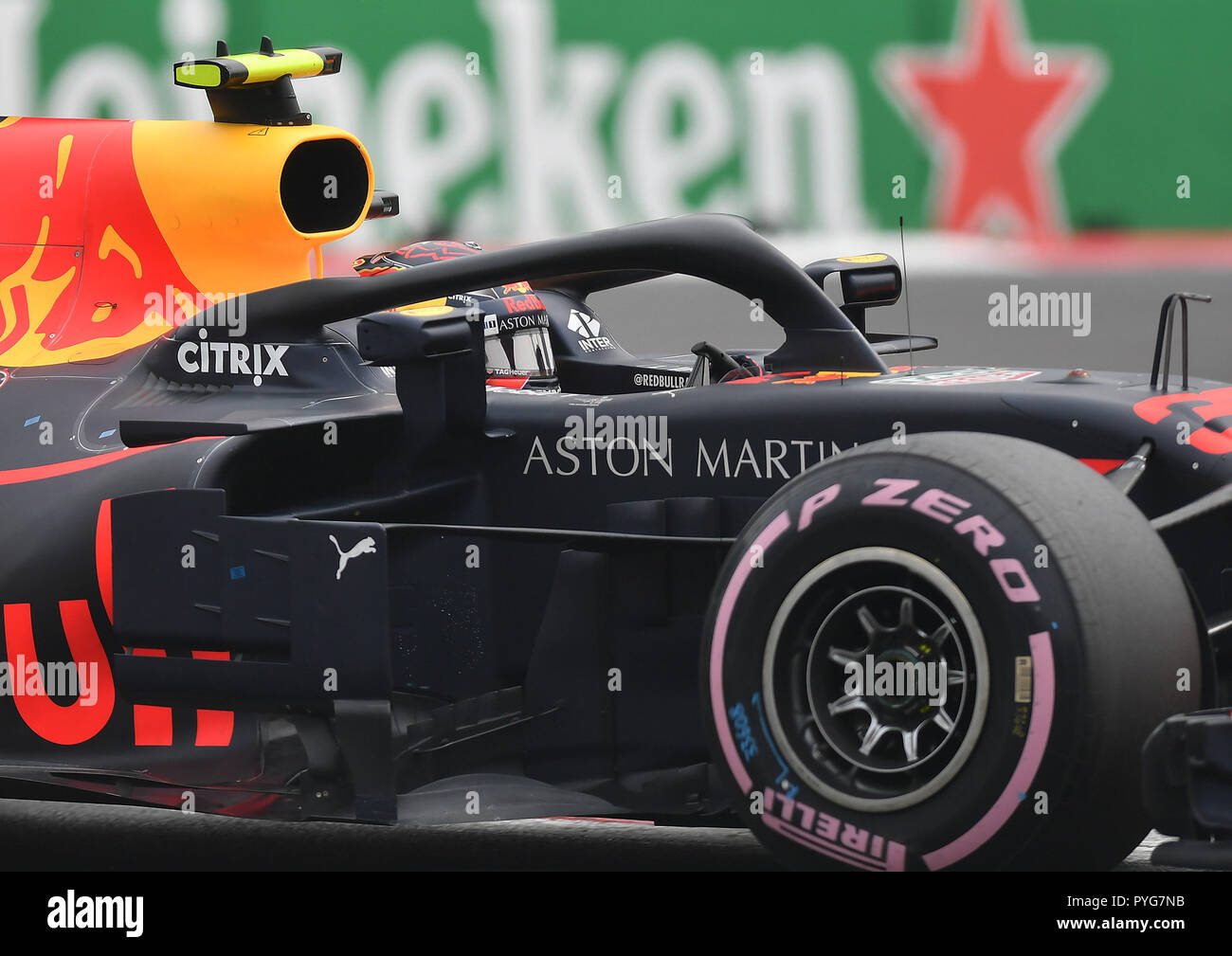 Mexico City Mexico 27th October 2018 Dutch Pilot Max Verstappen Of Red Bull During The Qualifying Session Of The Formula One Grand Prix At The Hermanos Rodriguez Racetrack In Mexico City Mexico