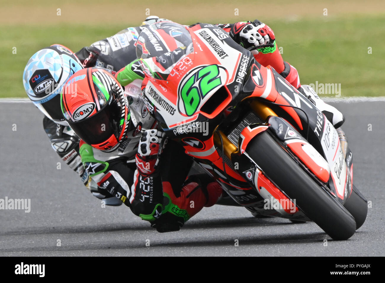 October 27, 2018: Stefano Manzi (ITA) on the No.62 SUTER from Forward Racing Team during the Moto2 practice session three at the 2018 MotoGP of Australia at Phillip Island Grand Prix Circuit, Victoria, Australia. Sydney Low/Cal Sport Media Stock Photo