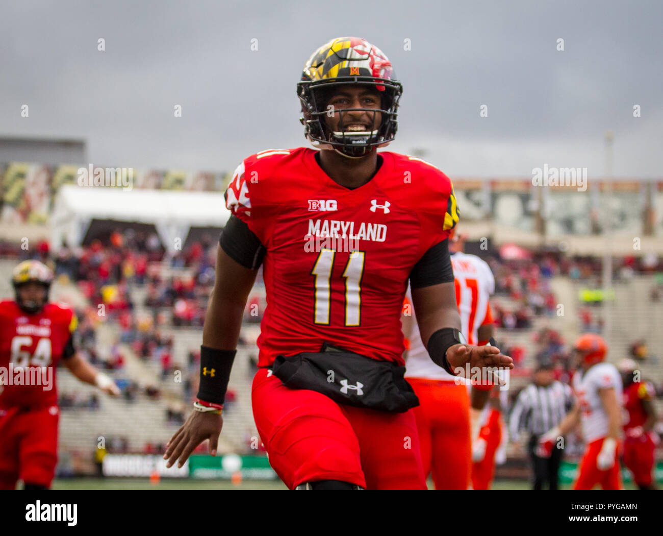 College Park Md Usa 27th Oct 2018 Maryland Terrapins