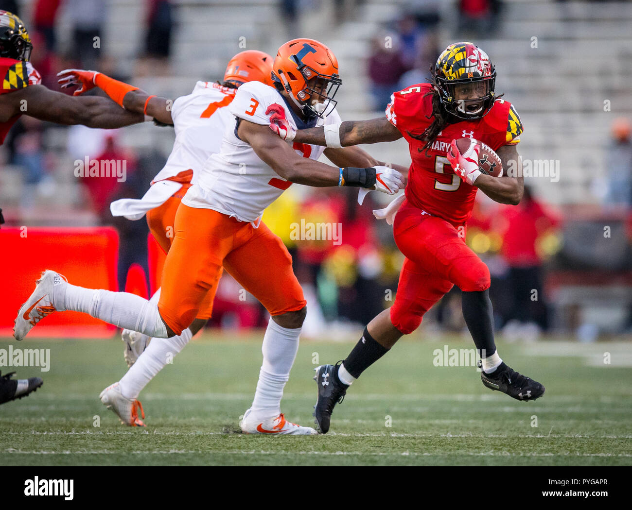 College Park Md Usa 27th Oct 2018 Maryland Terrapins