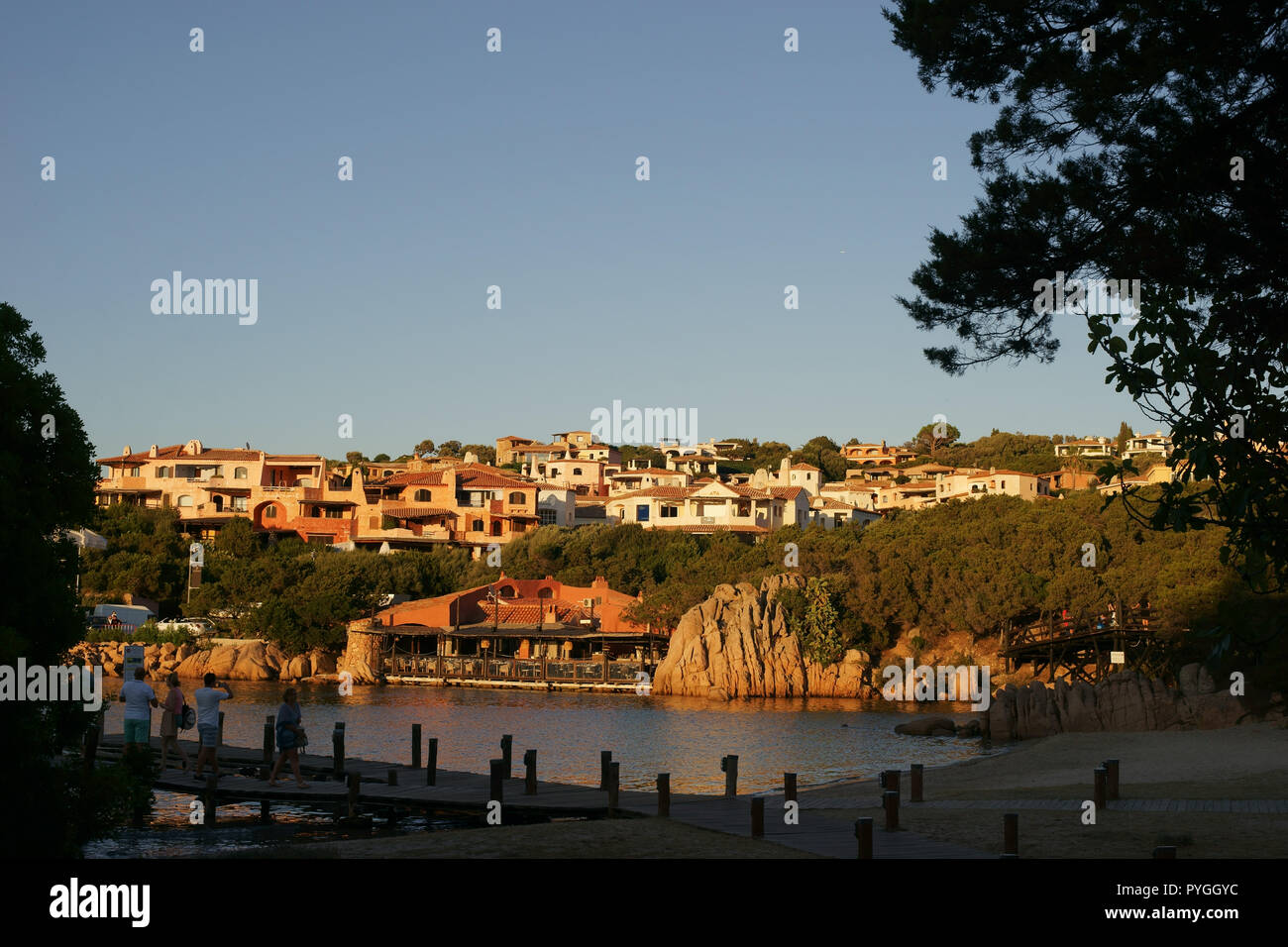 Cityscape of Porto Cervo, costa smeralda, sardinia, Italy Stock Photo