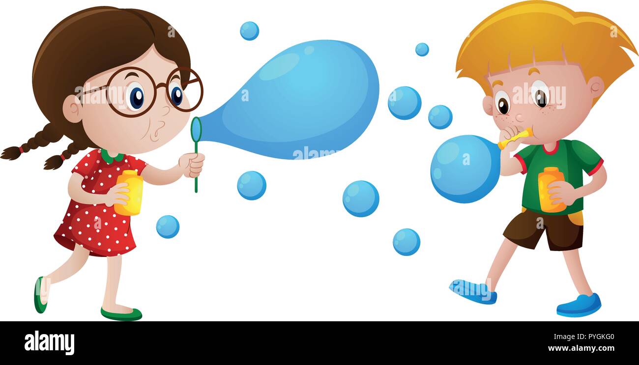 Children Clipart Bubbles