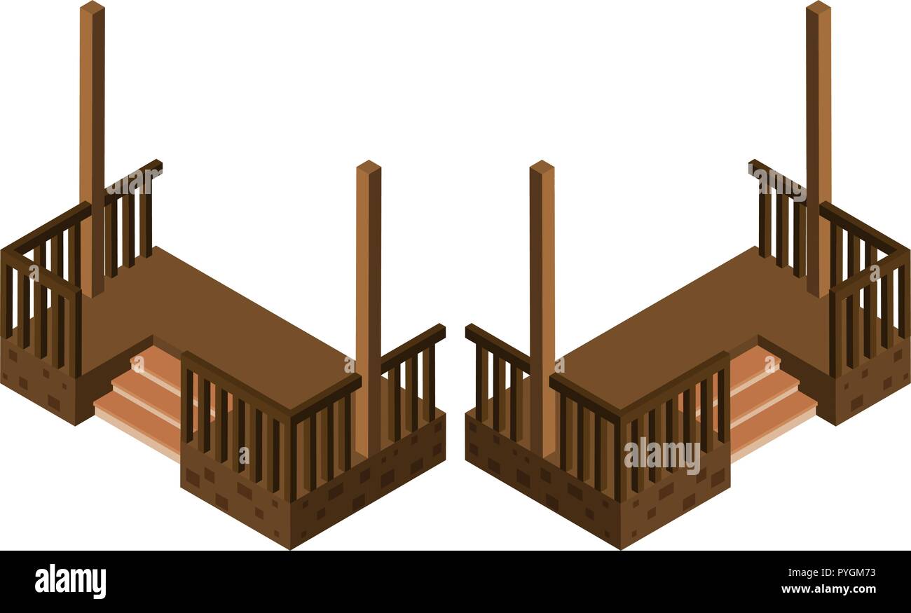 Symmetrical stairs Stock Vector Images - Alamy