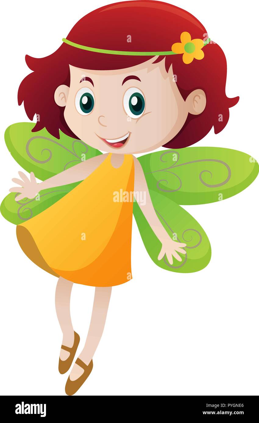 happy-girl-in-fairy-outfit-illustration-stock-vector-image-art-alamy