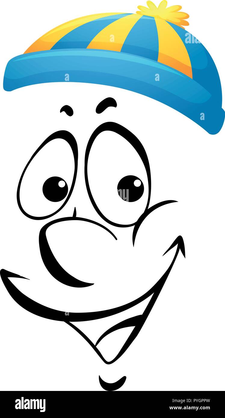 Happy face on white background illustration Stock Vector Image & Art