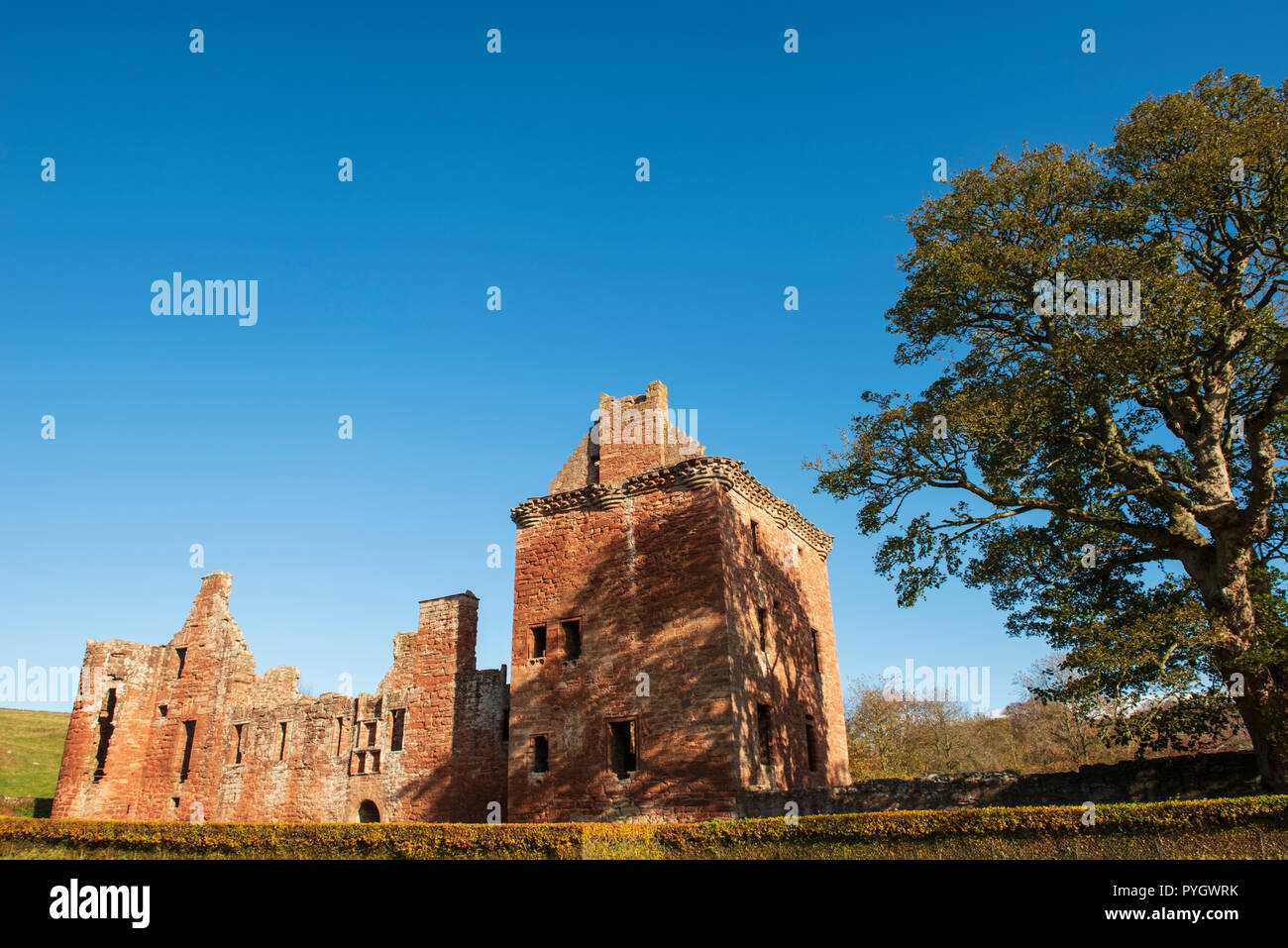 Edzell Castle, Edzell, Angus, Scotland. Stock Photo