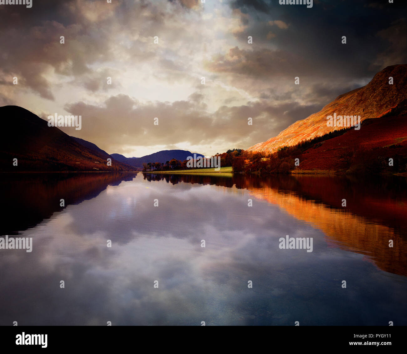 GB - CUMBRIA: Buttermere in the Lake District National Park Stock Photo