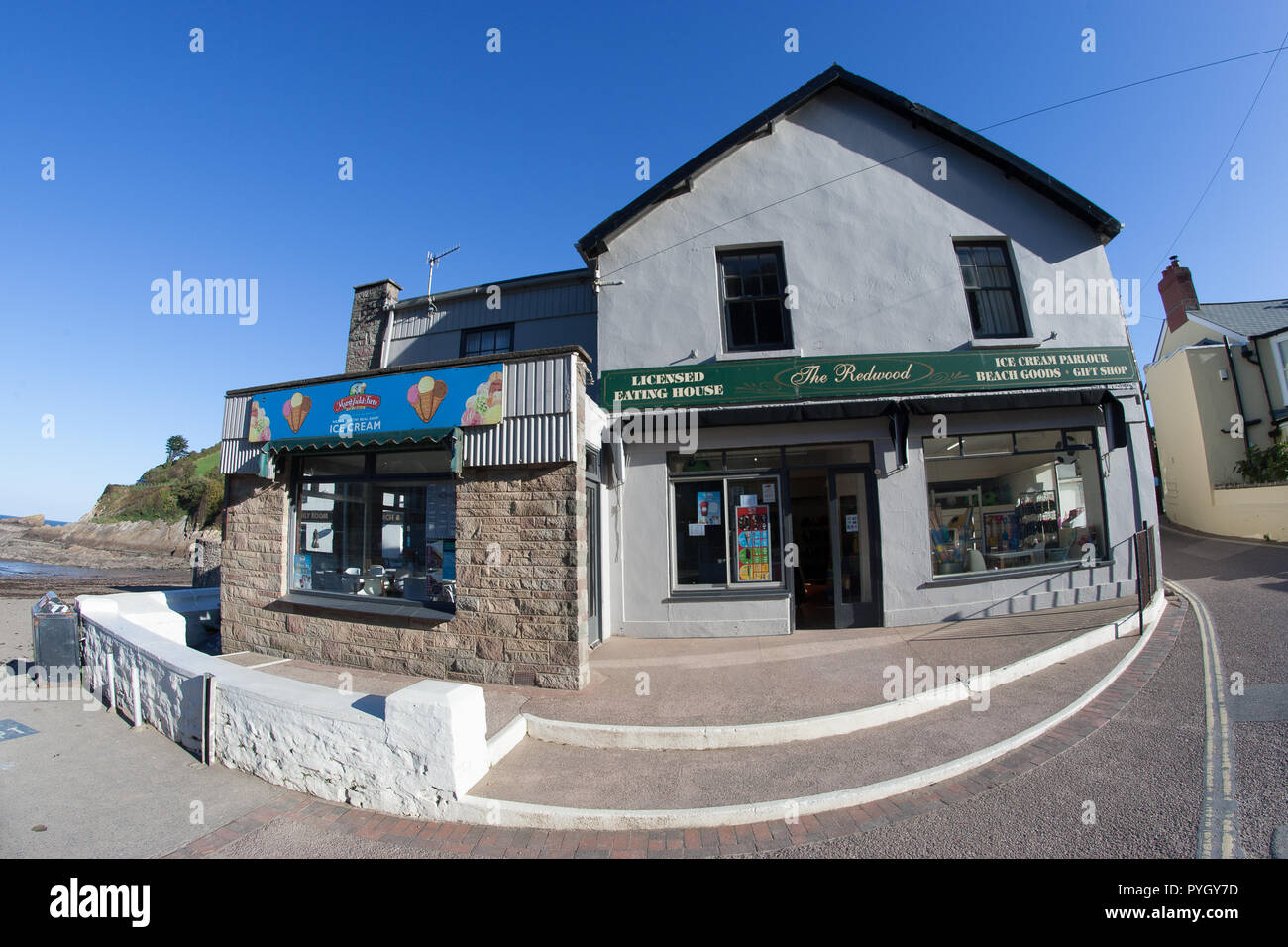Combe Martin North Devon Stock Photo Alamy
