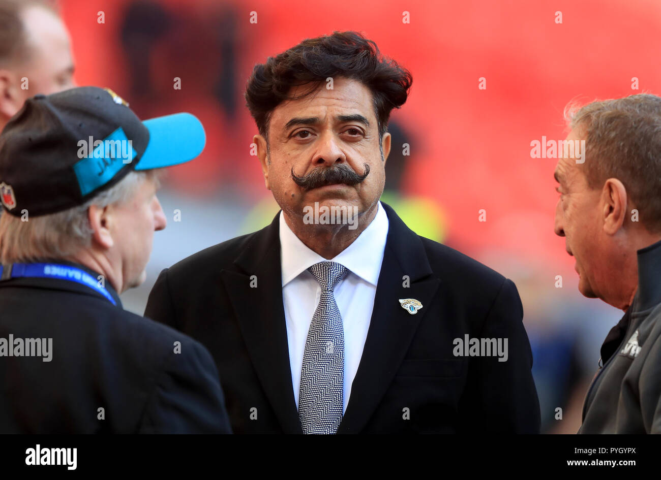 Jacksonville Jaguars owner Shad Khan prior to the International Series