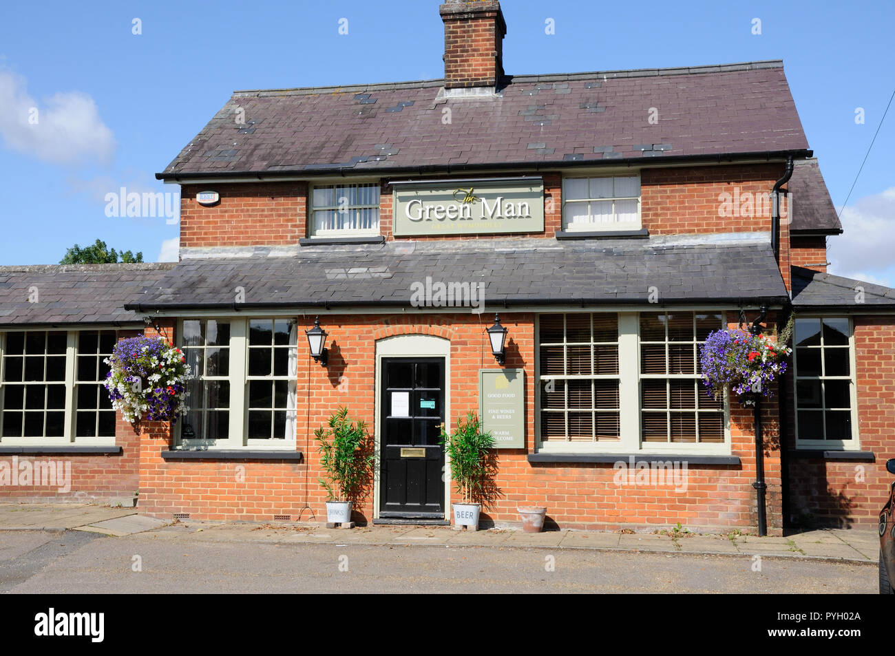 The Green Man Inn, Great Wymondley, Hertfordshire, was originally known ...