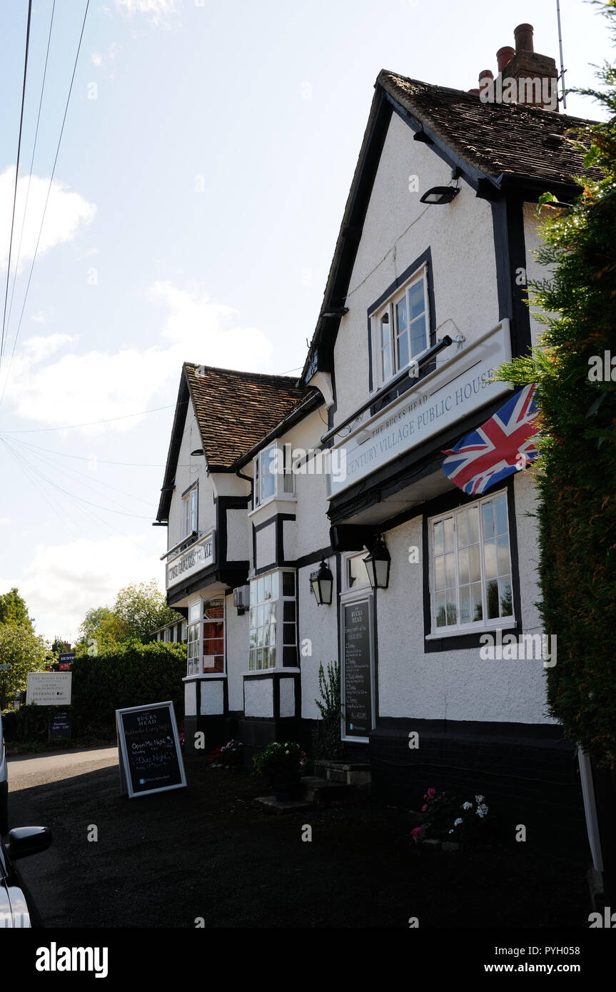 The Bucks Head, Little Wymondley, Hertfordshire, is a timber framed