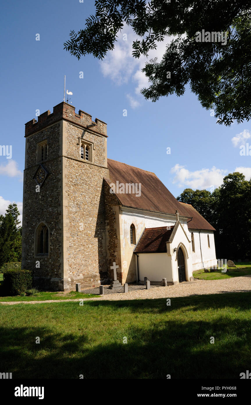 St Mary's Church, Little Wymondley, Hertfordshire. A church was here as ...