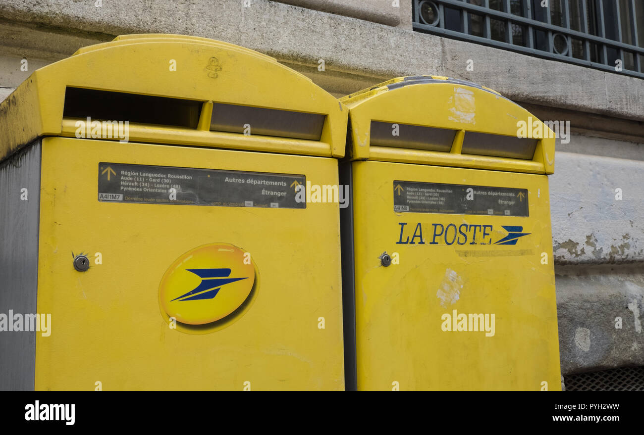 French postal system hi-res stock photography and images - Alamy