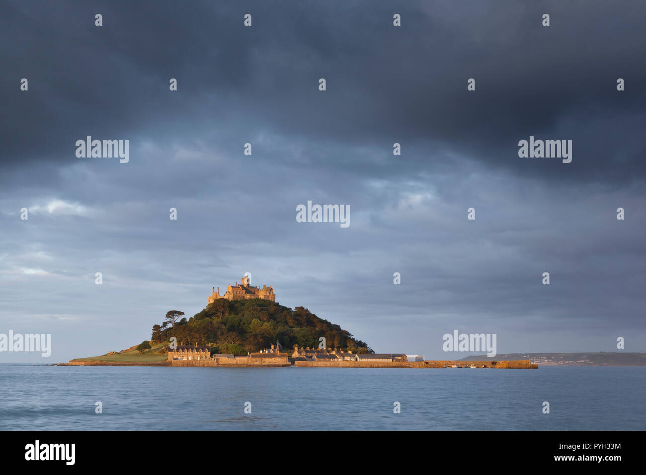 St. Michael's Mount, Island, Marazion, Cornwall, England, UK Stock Photo