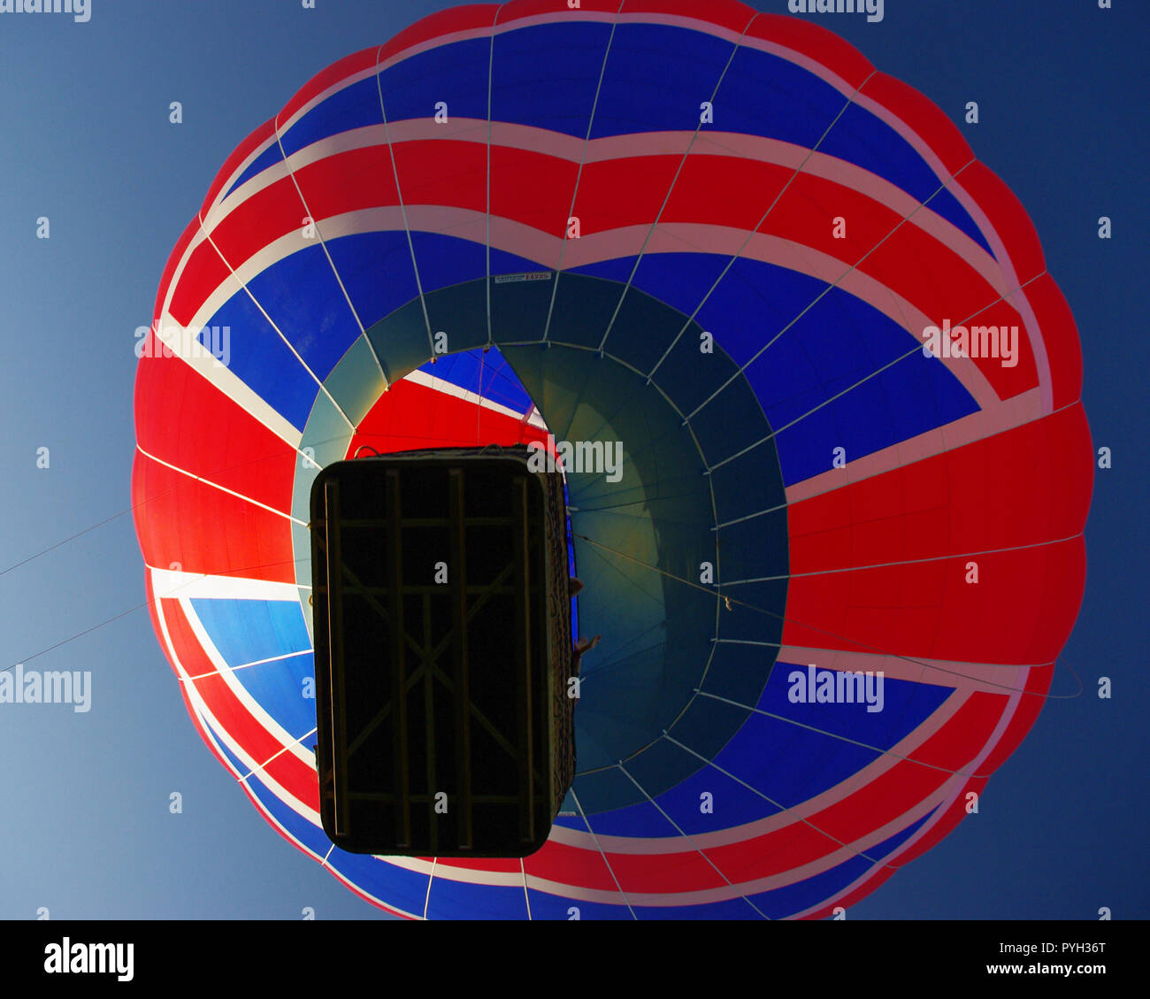 British hot air balloon Union Jack design Stock Photo Alamy