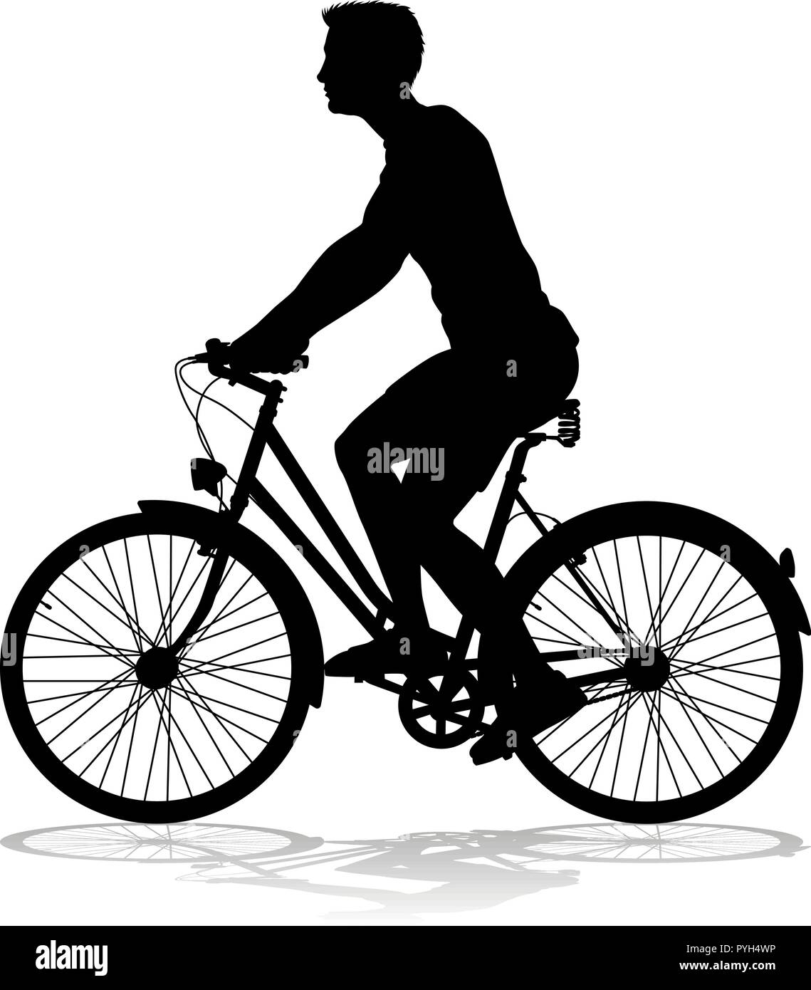 Bike racing Stock Vector Images - Alamy