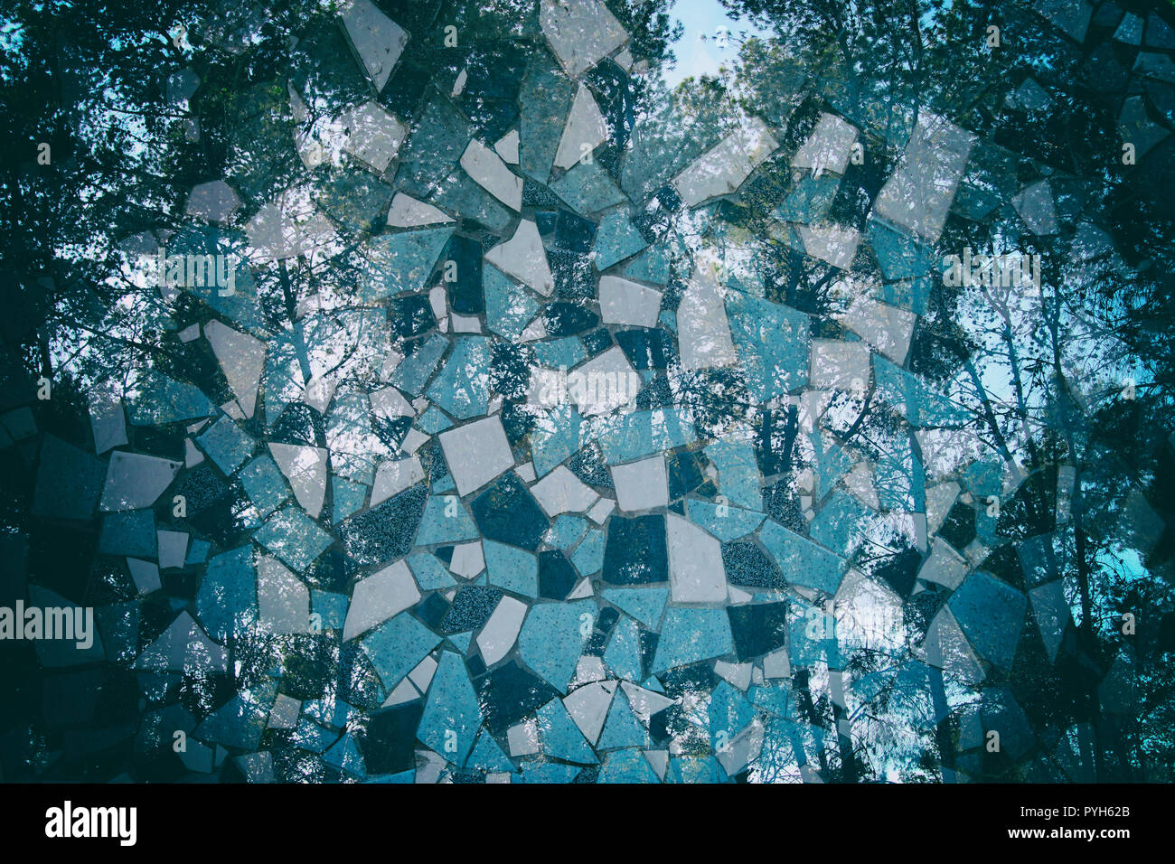 Abstract landscape background mosaic hi-res stock photography and ...
