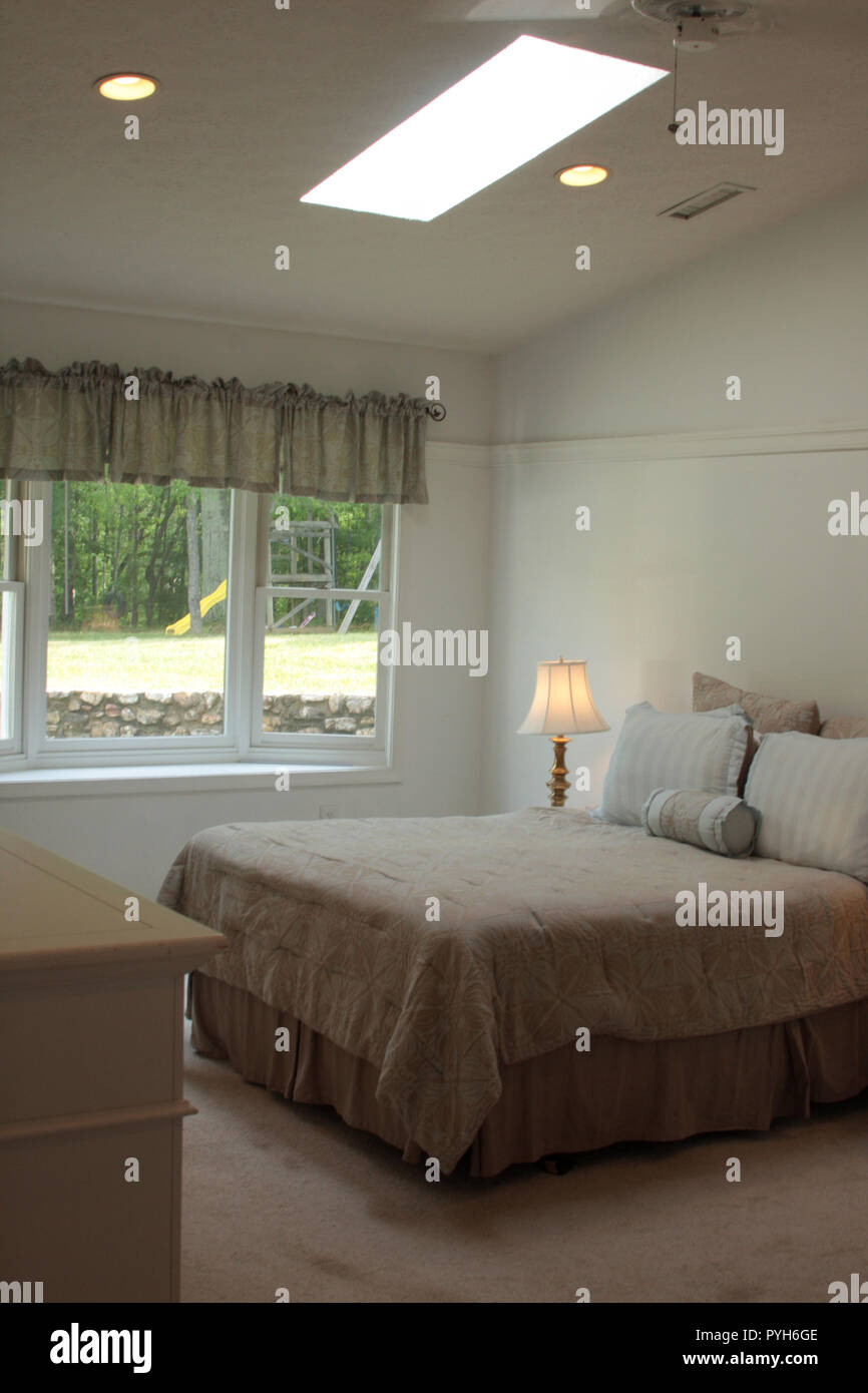 Simple Elegant Bedroom Stock Photo 223498478 Alamy