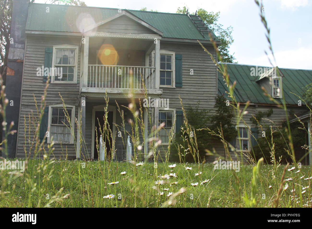 Abandoned wooden house in rural Virginia, USA Stock Photo