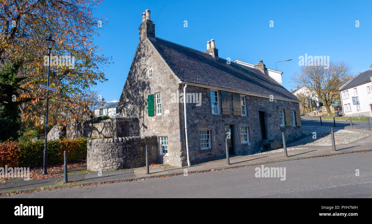 Weaver's Cottage, Kilbarchan, Scotland, UK Stock Photo