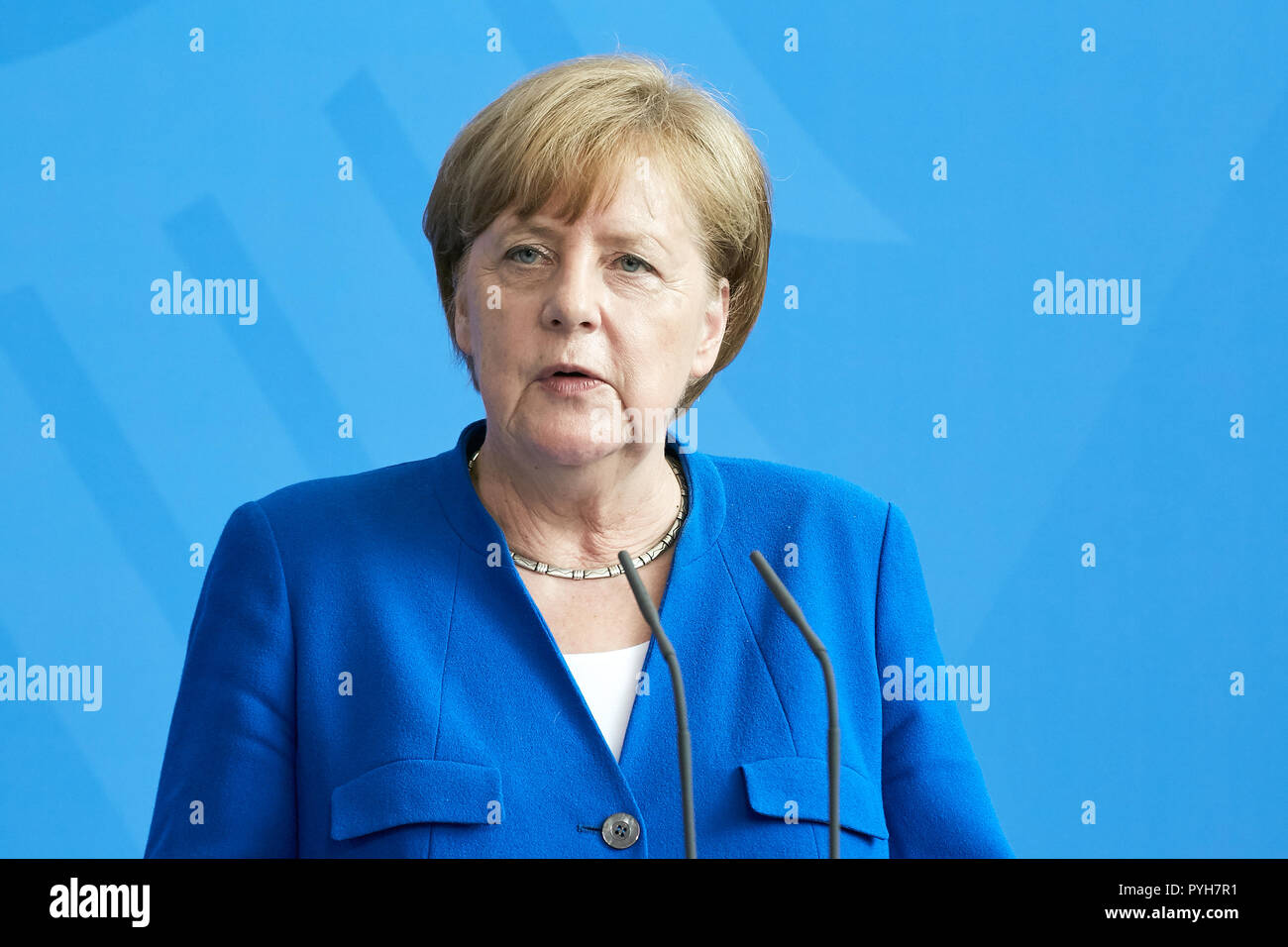 Berlin, Germany - Chancellor Angela Merkel. Stock Photo