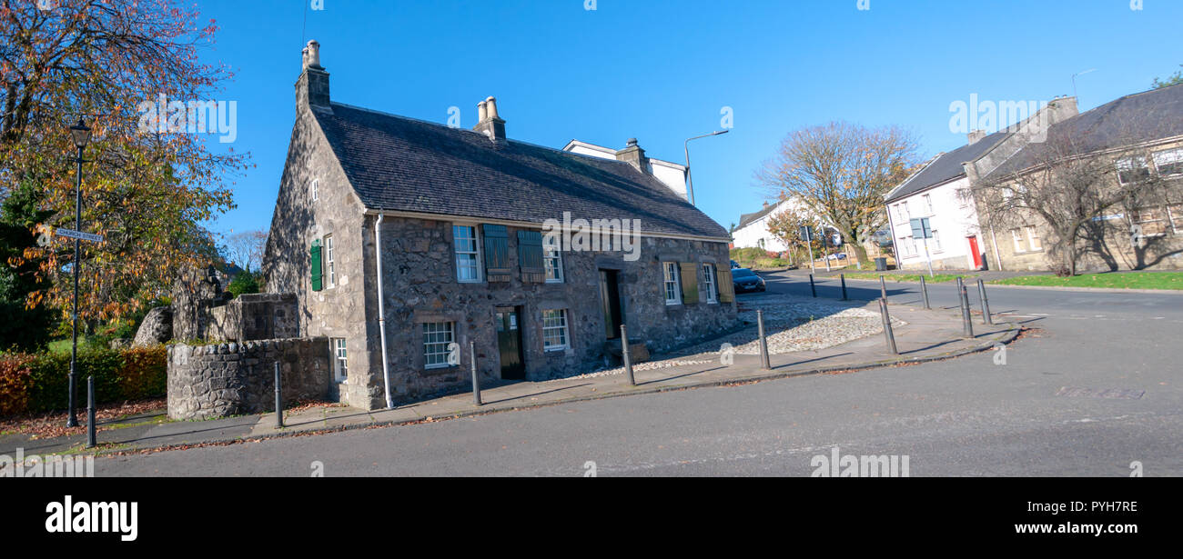 Weaver's Cottage, Kilbarchan, Scotland, UK Stock Photo