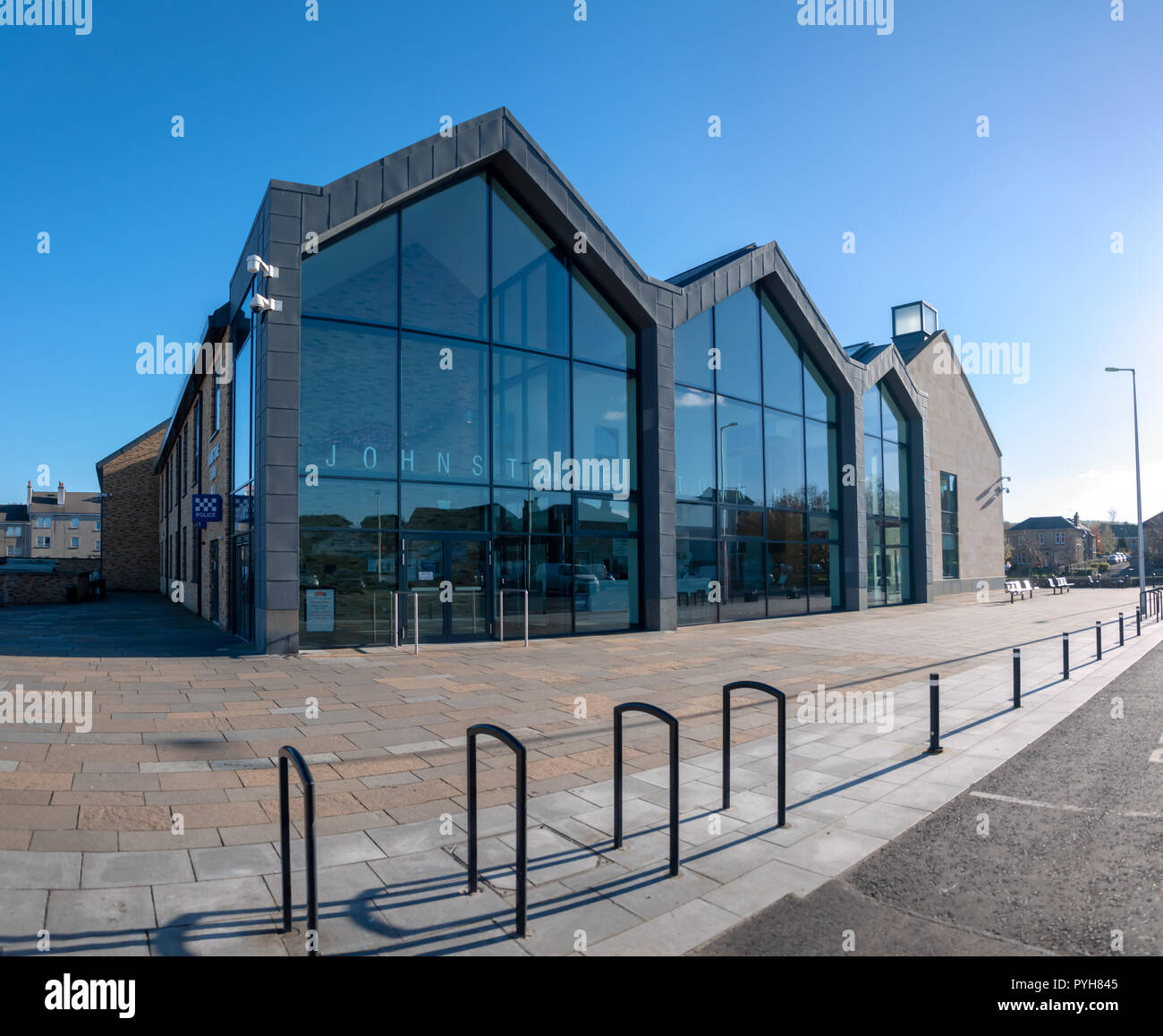 Johnstone Town Hall, Johnston, Scotland, UK Stock Photo Alamy