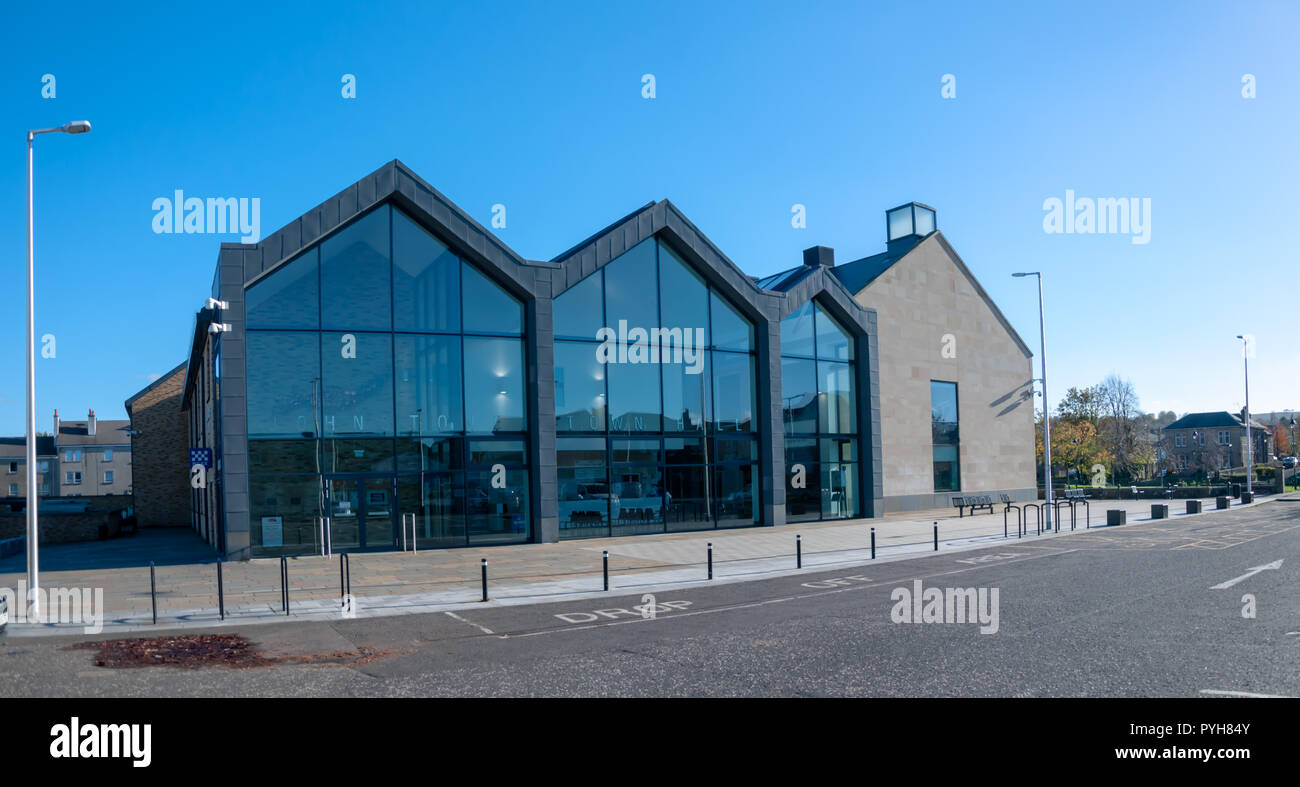 Johnstone Town Hall, Johnston, Scotland, UK Stock Photo Alamy