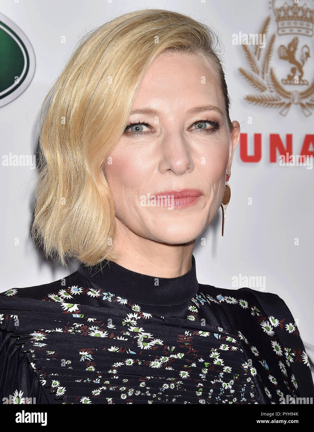 CATE BLANCHETT Australian film actress at  the 2018 British Academy Britannia Awards presented by Jaguar Land Rover and American Airlines at The Beverly Hilton Hotel on October 26, 2018 in Beverly Hills, California. Photo: Jeffrey Mayer Stock Photo