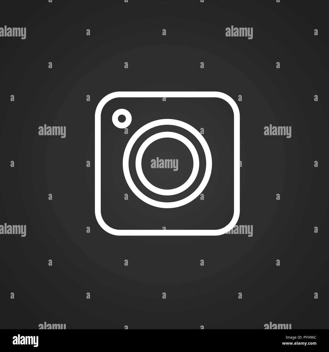 Modern media camera on black background Stock Vector Image & Art Alamy