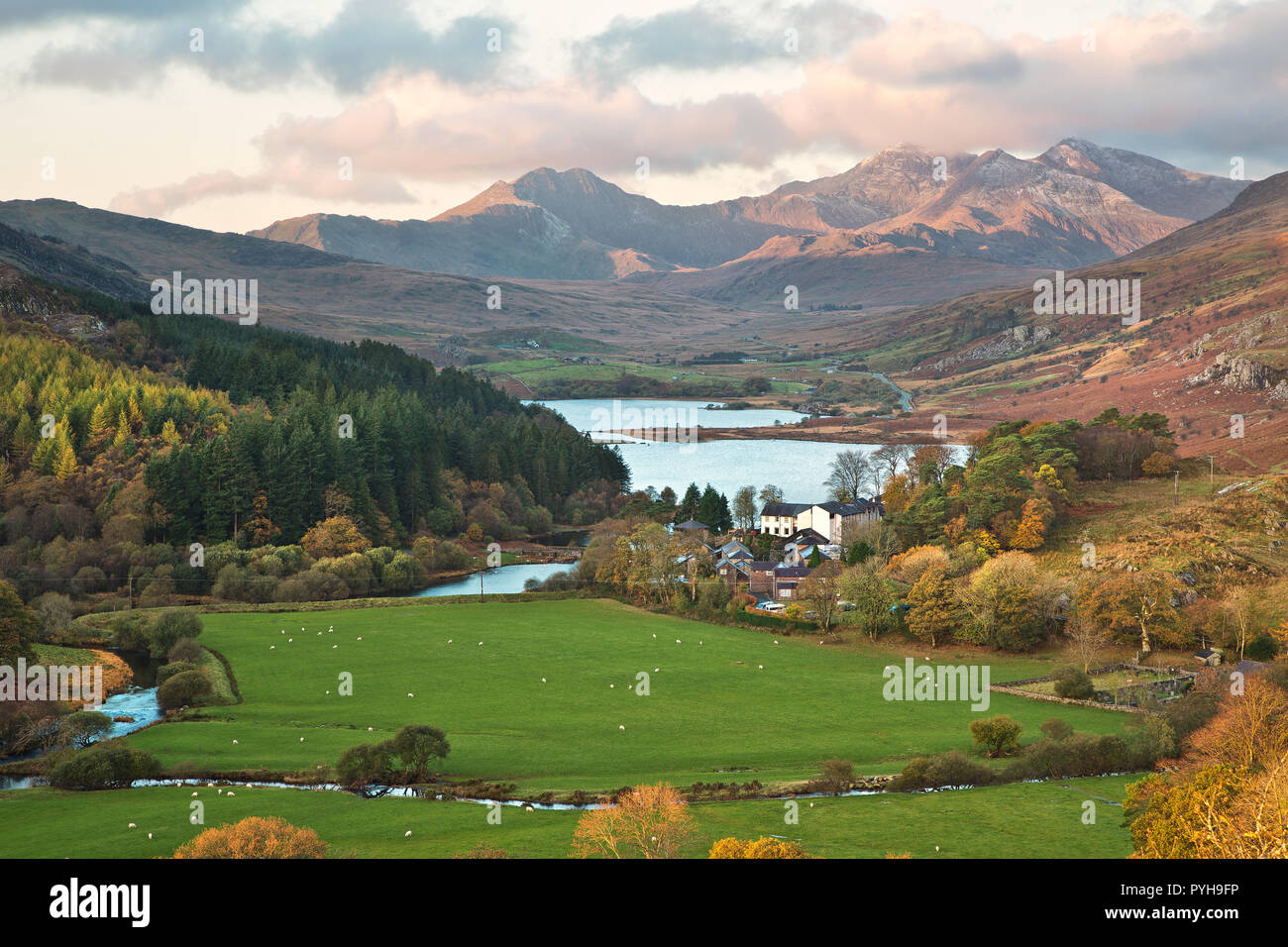 Welsh mountains Stock Photo