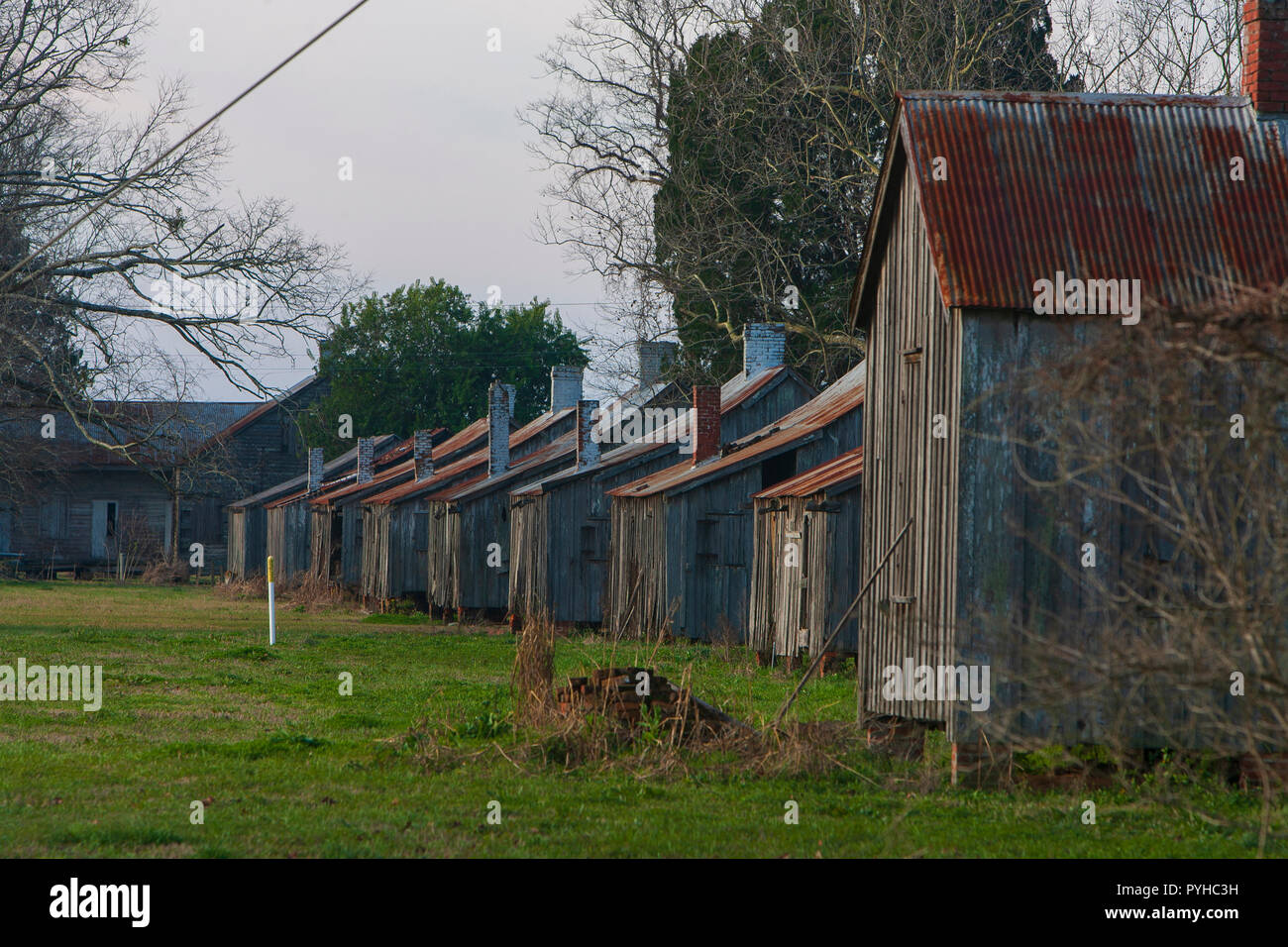 Slave quarters at the Laurel Valley Sugar Plantation near Thibodaux