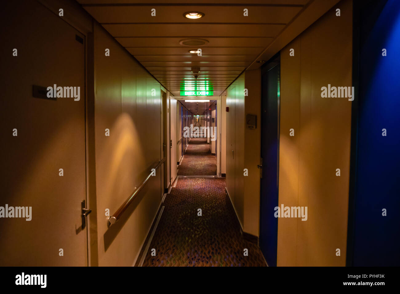 Cruise Ship Hallway High Resolution Stock Photography And Images Alamy