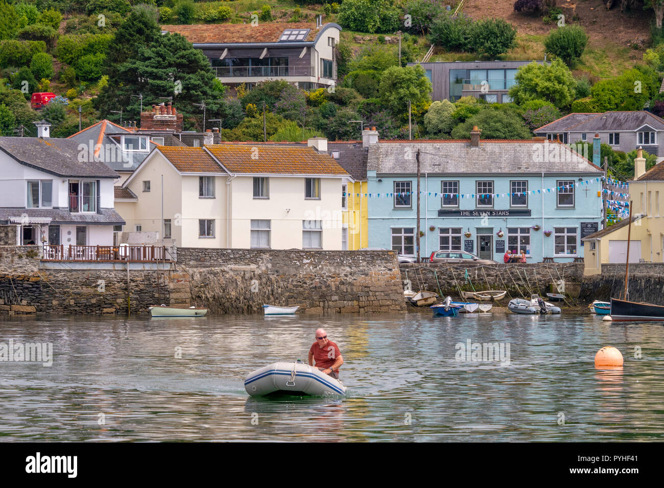 The Seven Stars Public House, Flushing, Cornwall, UK Stock Photo Alamy