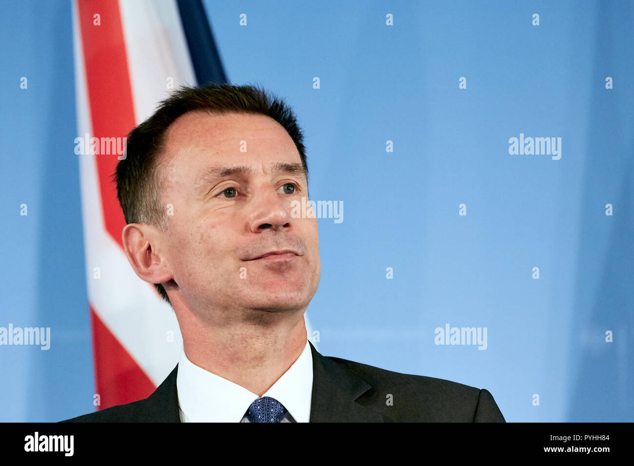 Berlin, Germany - British Foreign Minister Jeremy Hunt. Stock Photo