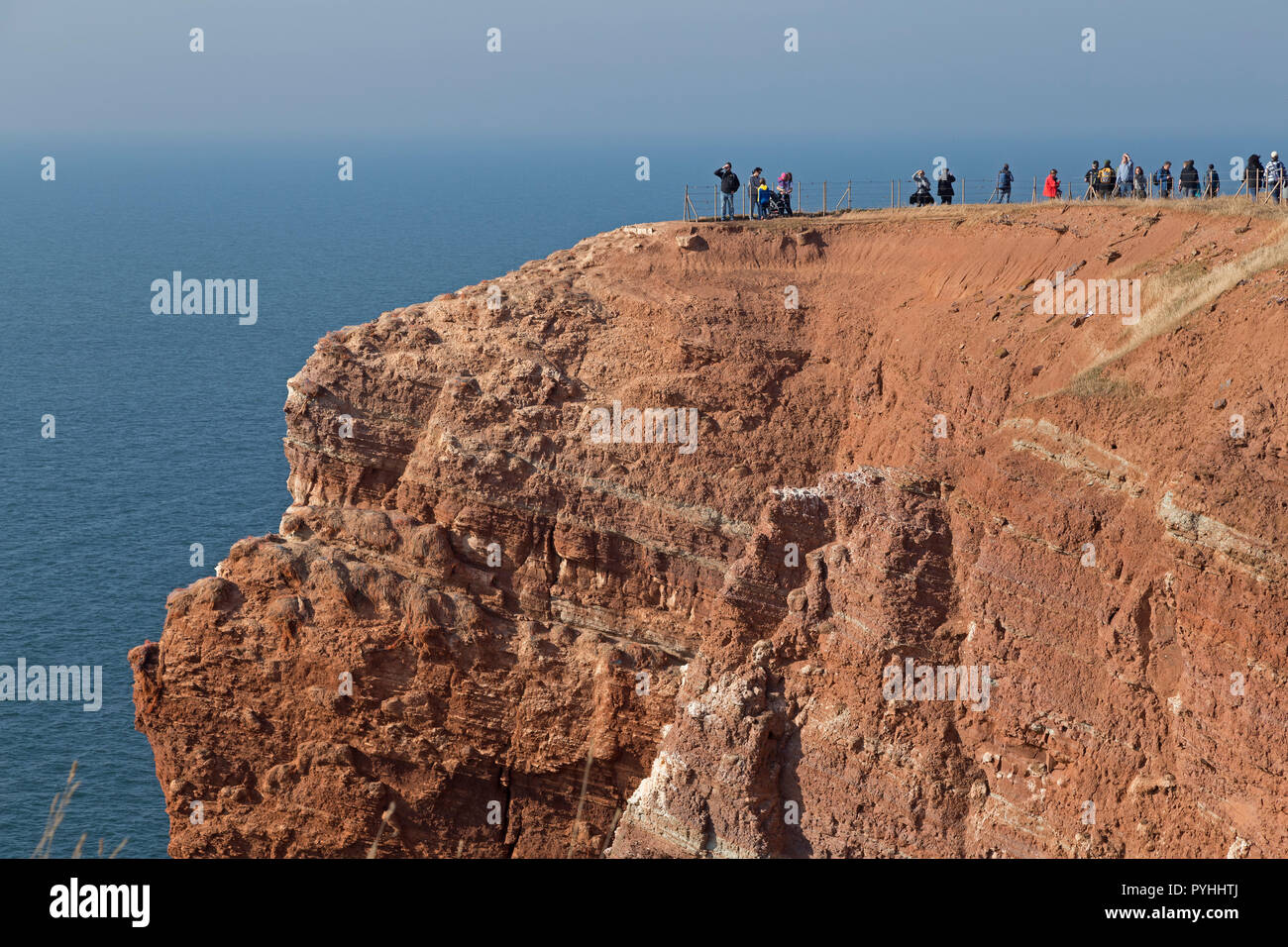 Lummenfelsen (Uria Rocks), Heligoland, Schleswig-Holstein, Germany Stock Photo