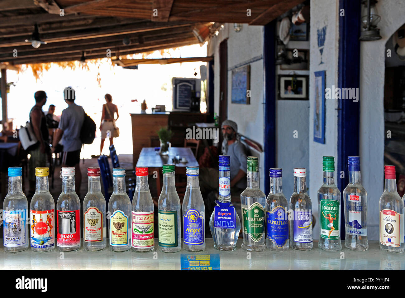 Greece, Lesbos scale Eressou Stock Photo