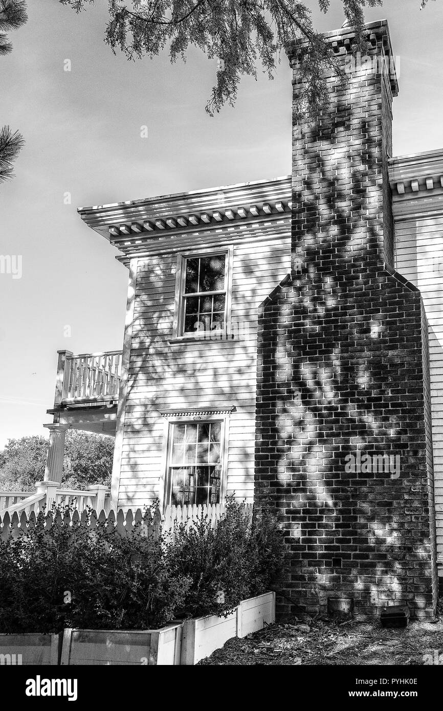 Old, farm house Oak Glen, California, U.S.A Stock Photo Alamy