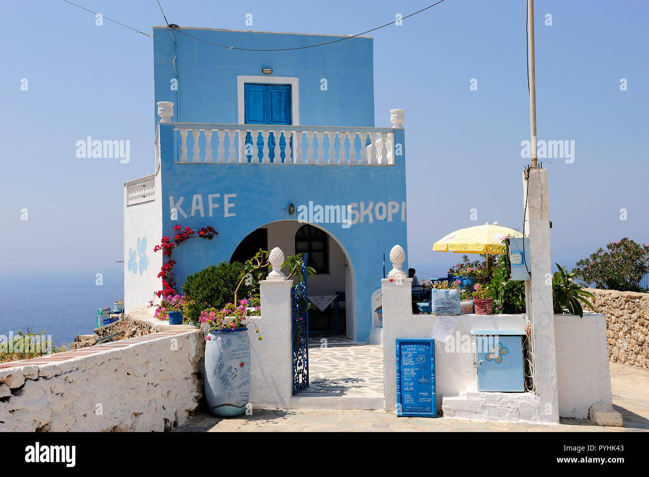 Greece, Karpathos coastal village Messochori Stock Photo Alamy