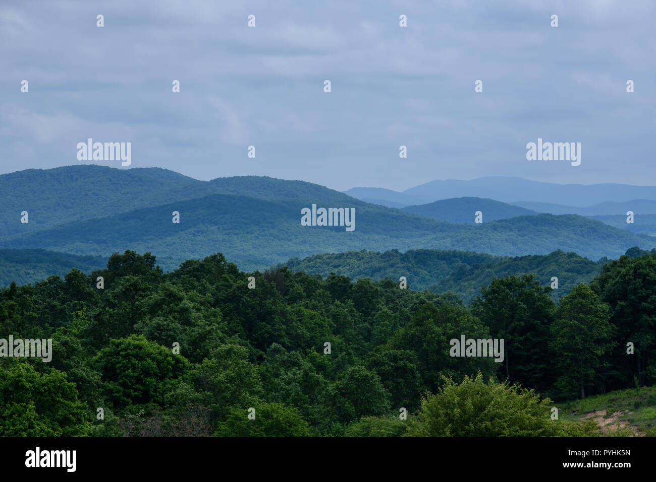 Bulgarian landscape from Strandzha mountain region Stock Photo