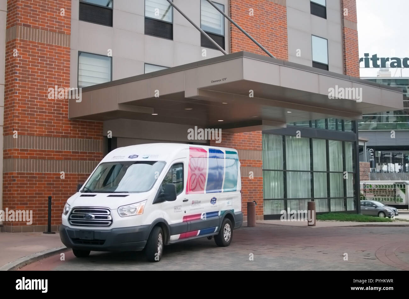 Airport shuttle van hires stock photography and images Alamy