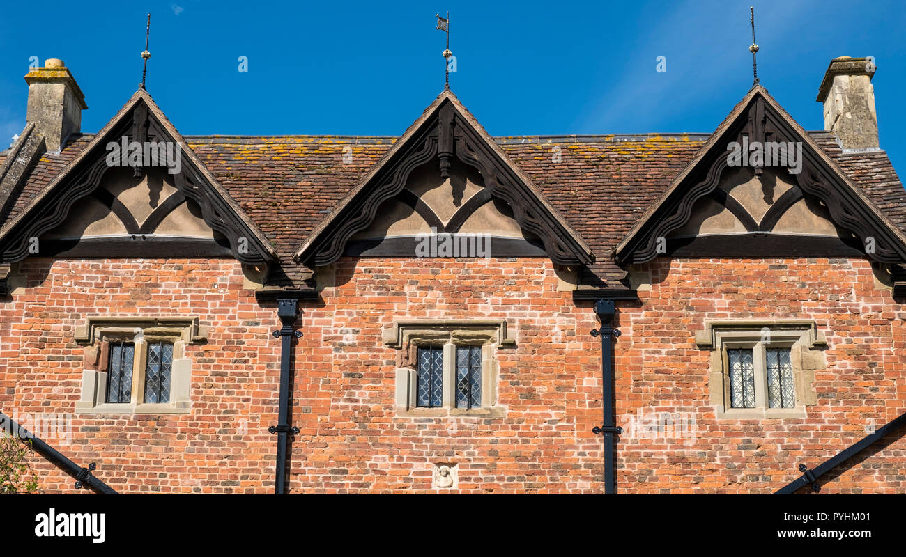 The Abbey Gateway now the Museum, Great Malvern, Worcestershire, England, Europe Stock Photo