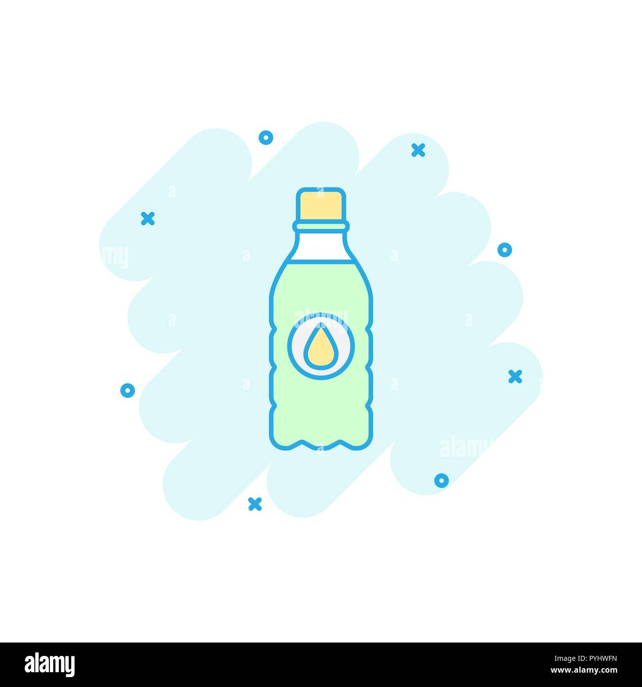 Cartoon water bottle hi-res stock photography and images - Alamy