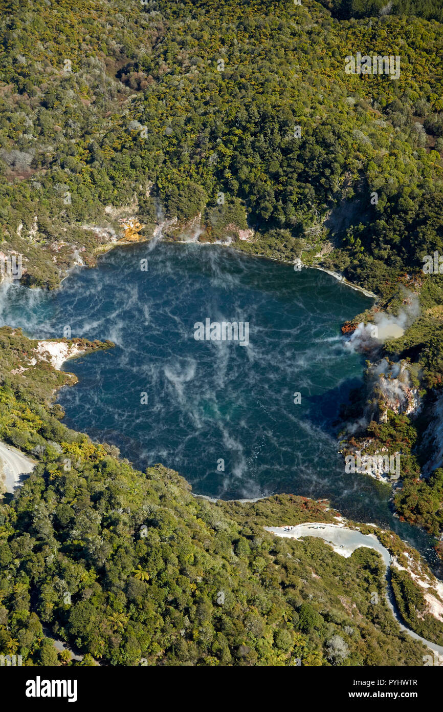 Frying Pan Lake, Waimangu Volcanic Valley, near Rotorua, North Island