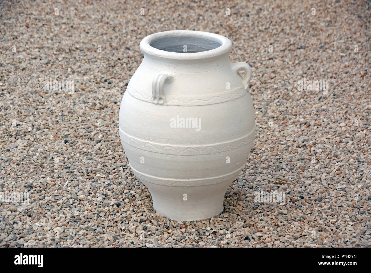 White Greek Vase As Decoration Stock Photo 223513969 Alamy